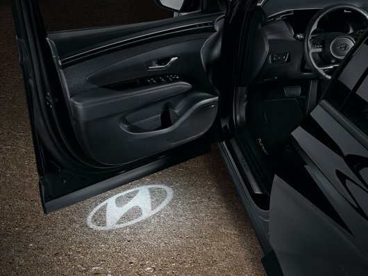 LED projektori vrata, logotip Hyundai